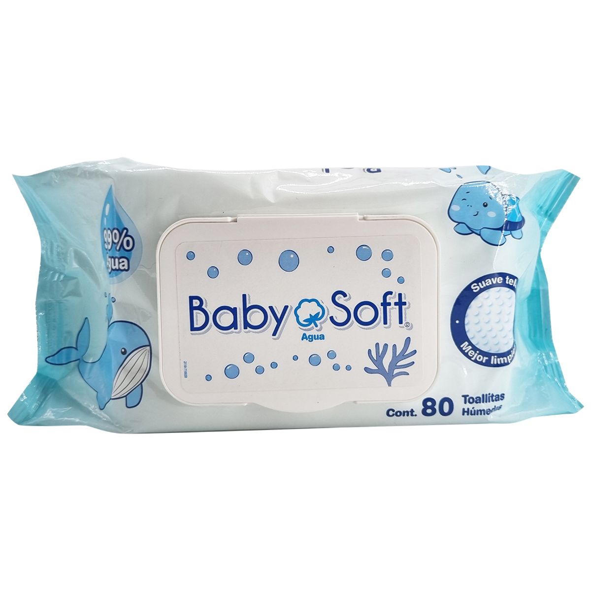 BB TOALL HUM BABY SOFT AGUA18/80PZ