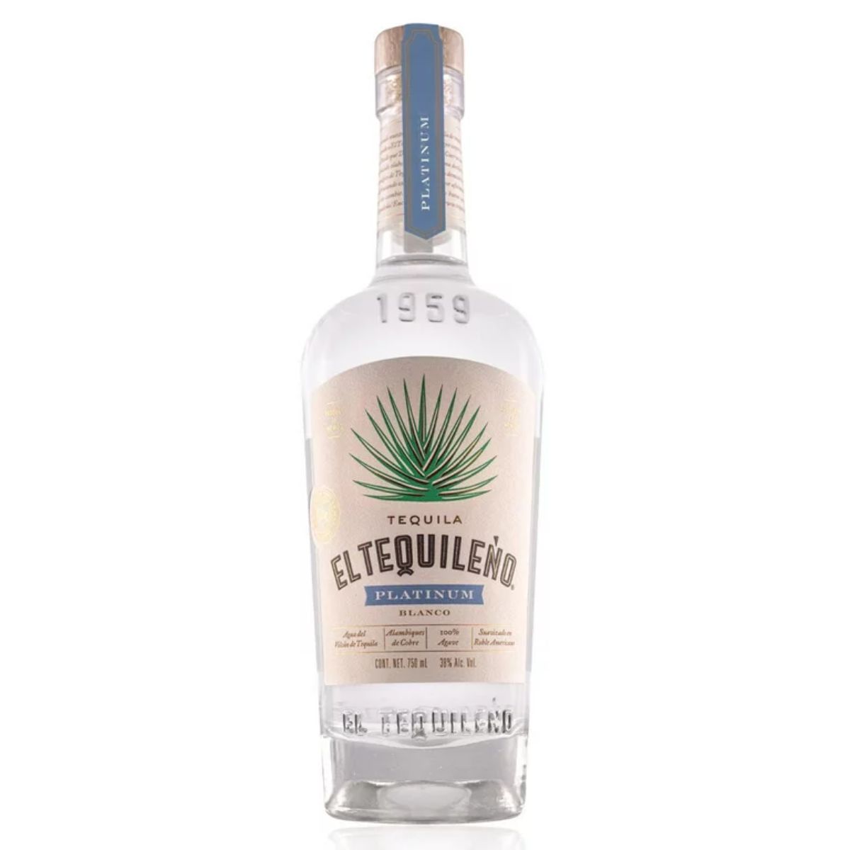 TEQ EL TEQUILEÑO PLATINUM6/750ML