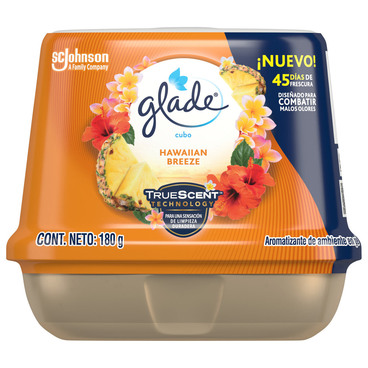 AR GLADE CUBO HAWAIIAN BREEZE 12/180GR