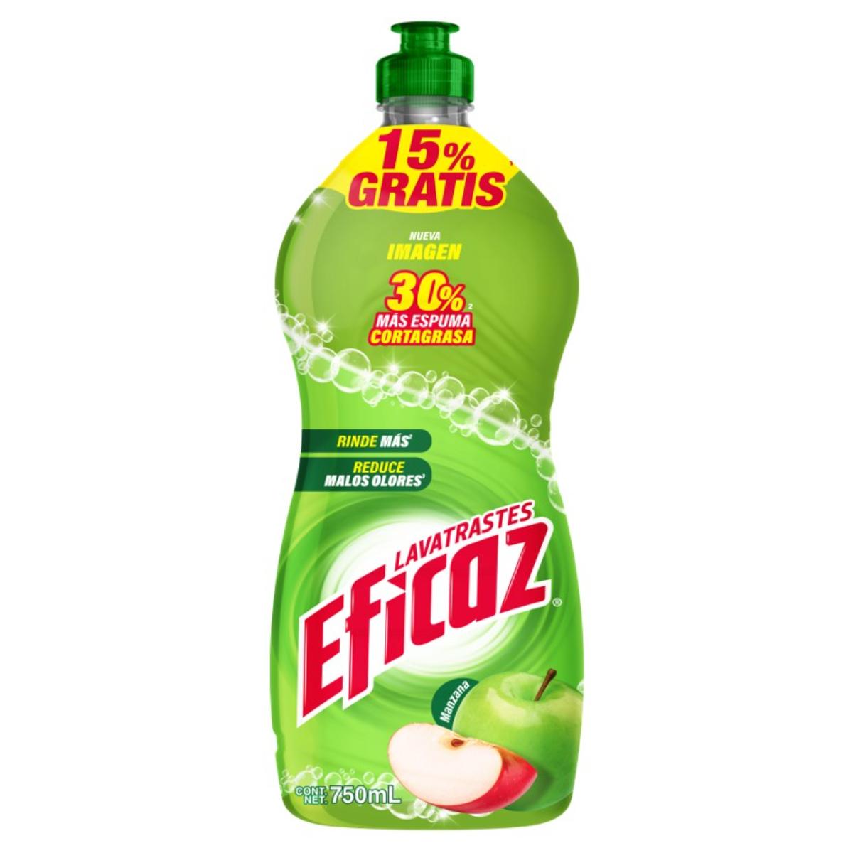 LT LIQ EFICAZ MANZANA+15% 12/750ML