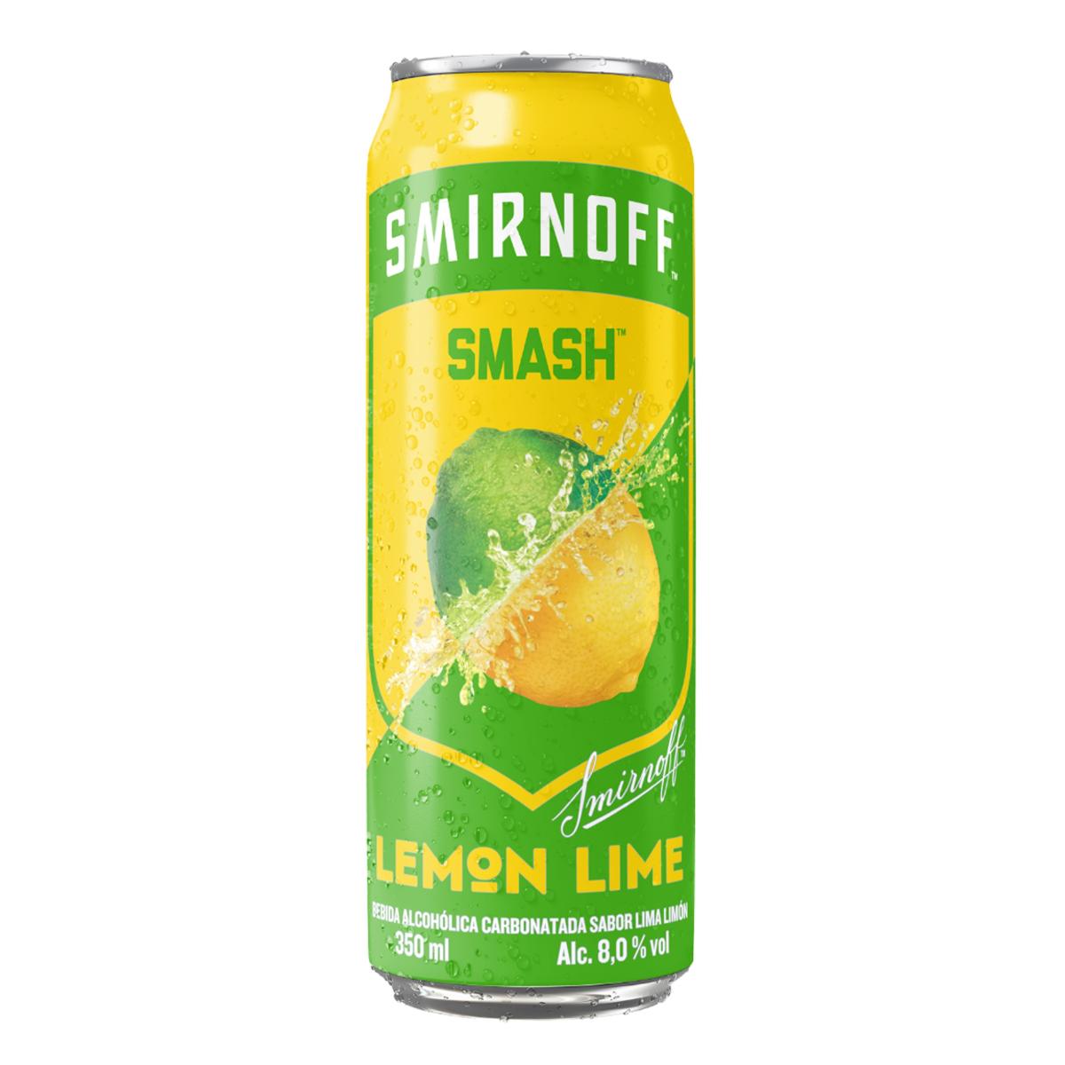 MEZCLA SMIRNOFF SMASH LIMA LIMO 24/355ML