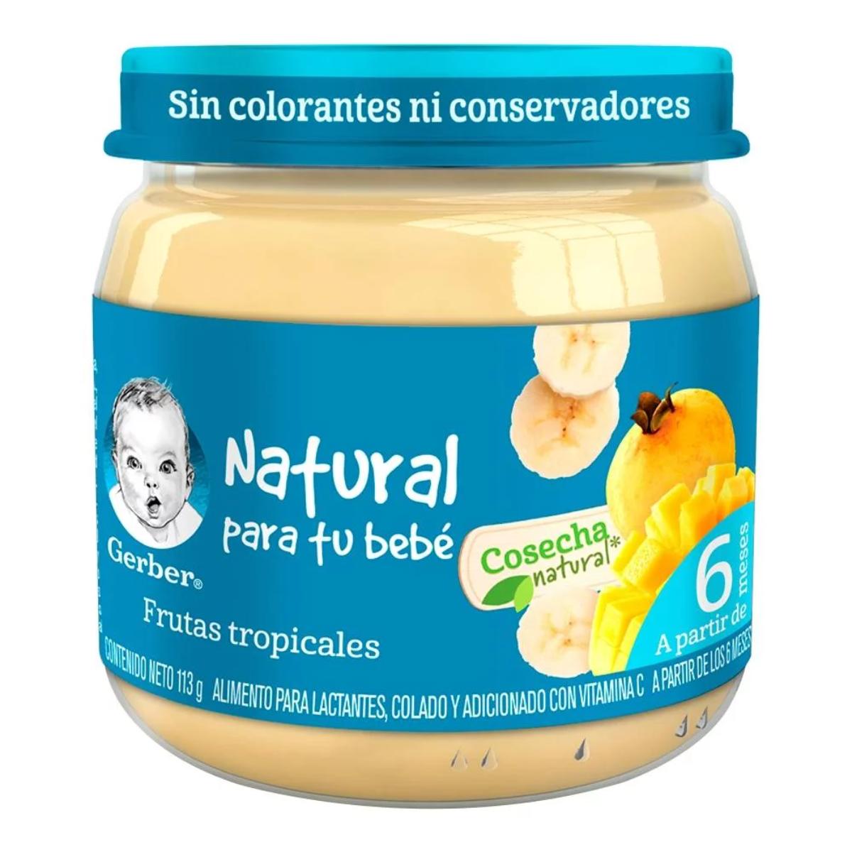 INF COL GERBER E2 FRUTAS/TROPIC 24/100GR