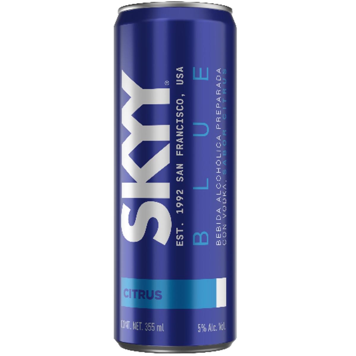 MEZCLA SKYY BLUE CITRUS LATA24/355ML