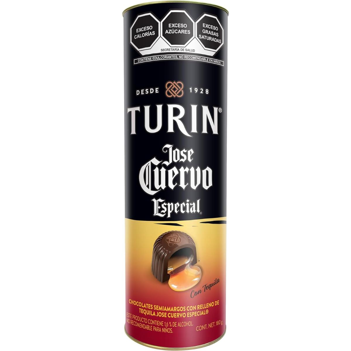 DL CHOC TURIN JOSE CUERVO TUBO 180GR