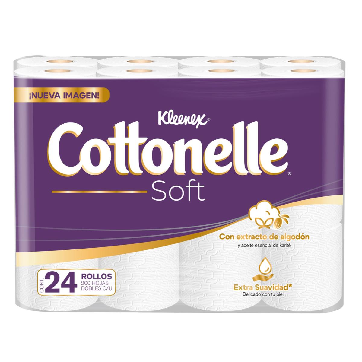 HIG KLEENEX COTTON SOFT 200HD 3/24ROLL