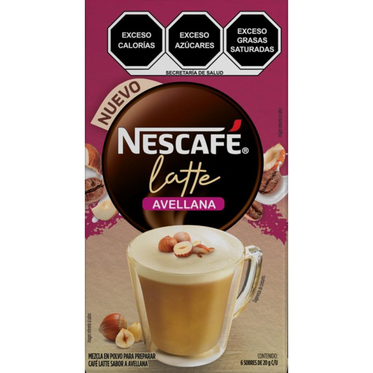 CAF NESCAFE CAPPU LATTE AVELLAN 6/20GR