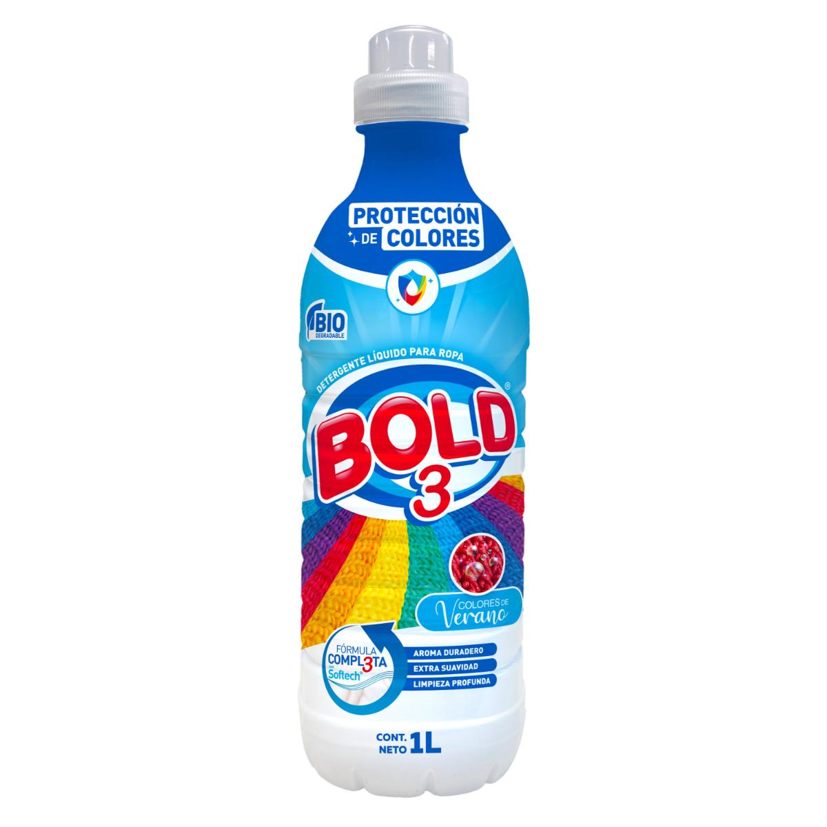 DET LIQ BOLD 3 COLORES+2PZ GRATIS12/LT