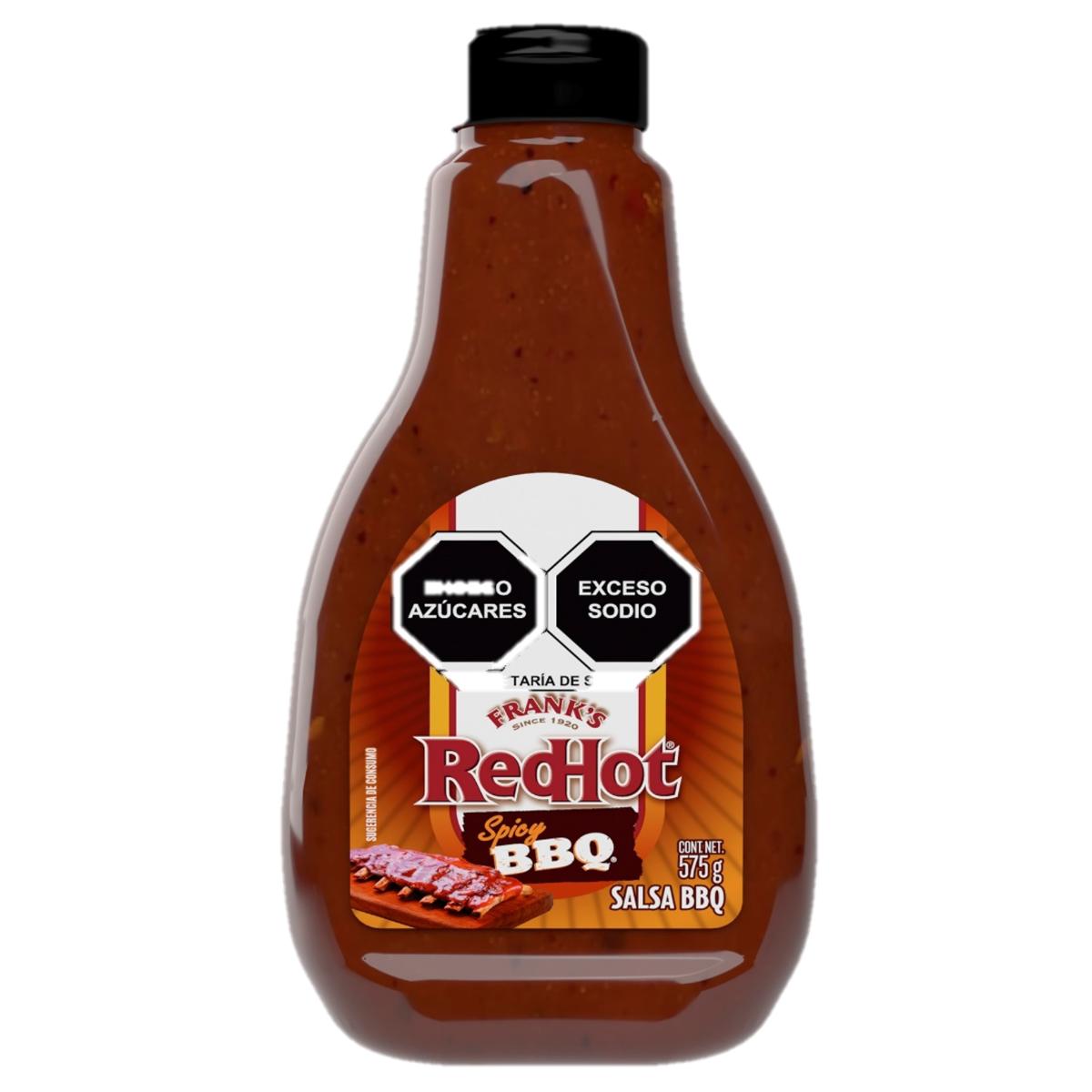 SSA FRANKS RED HOT BBQ12/575ML