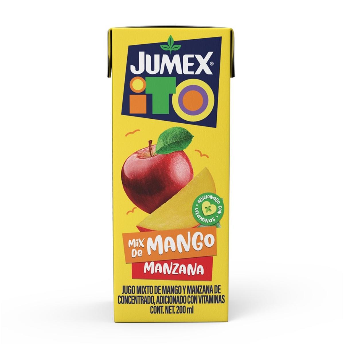 JUG JUMEXITO MIX MANGO/MANZANA24/200ML