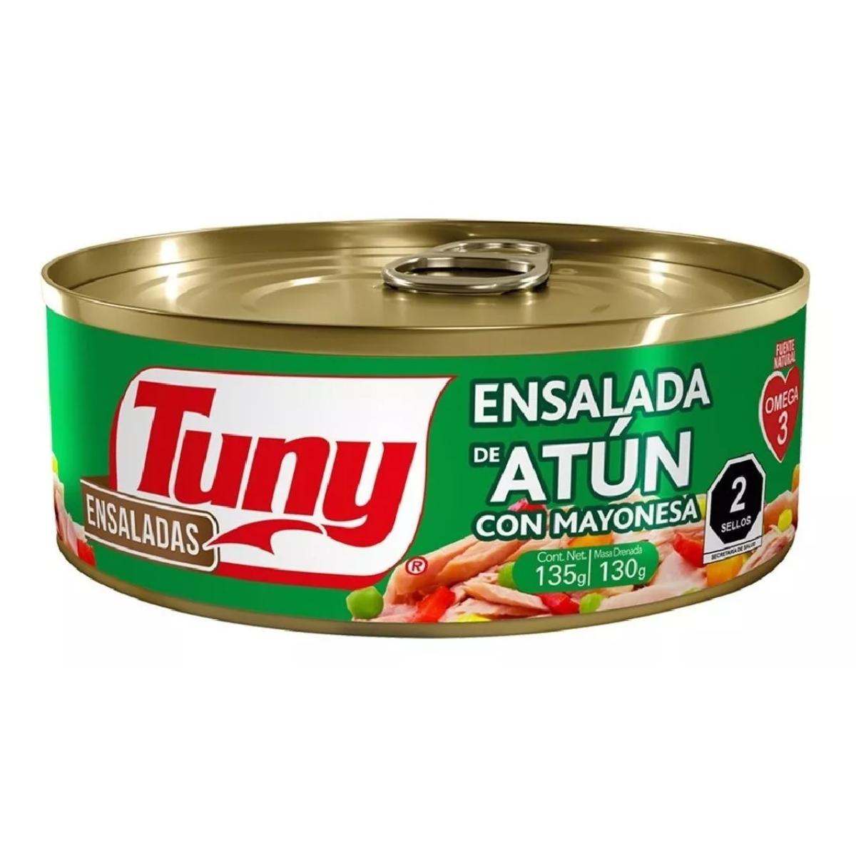 PM ENSALADA TUNY ATUN C/VERDURA 24/135GR
