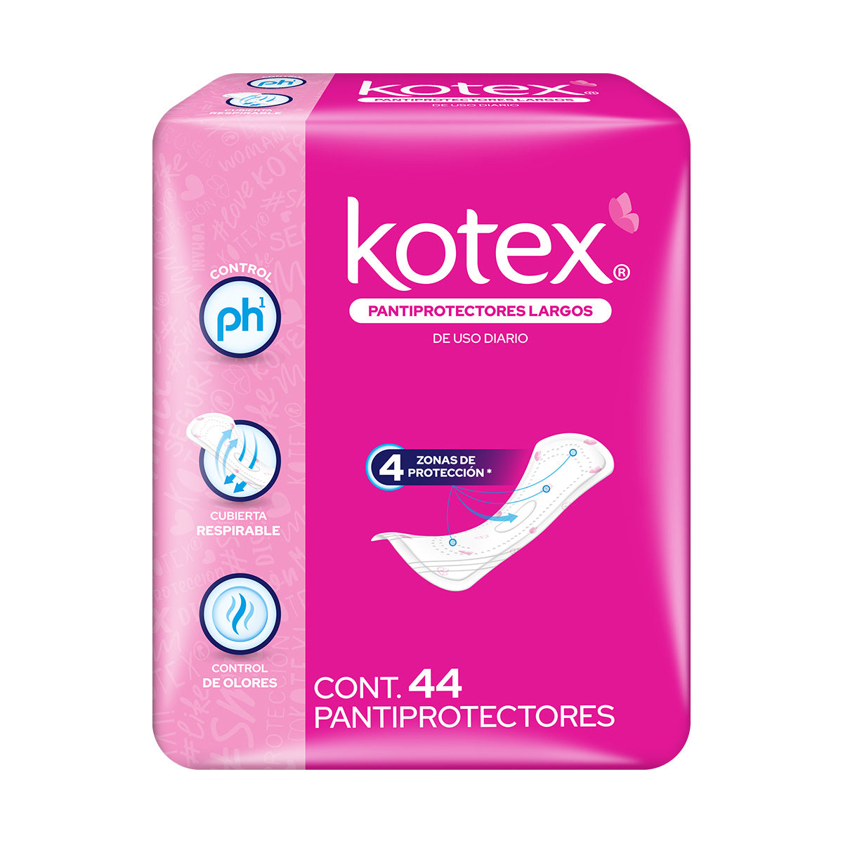 TF PANTY KOTEX ROSA LARGO24/44PZ