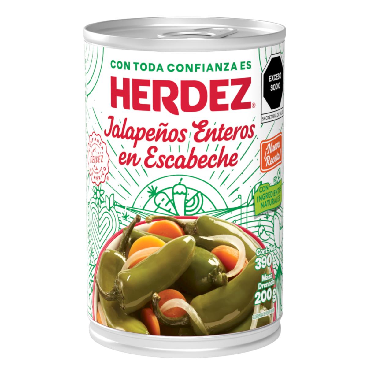 CH HERDEZ ENTEROS ESCABECHE 12/390GR