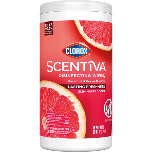 LP TOALL CLOROX SCENTIVA TORONJA6/75PZ