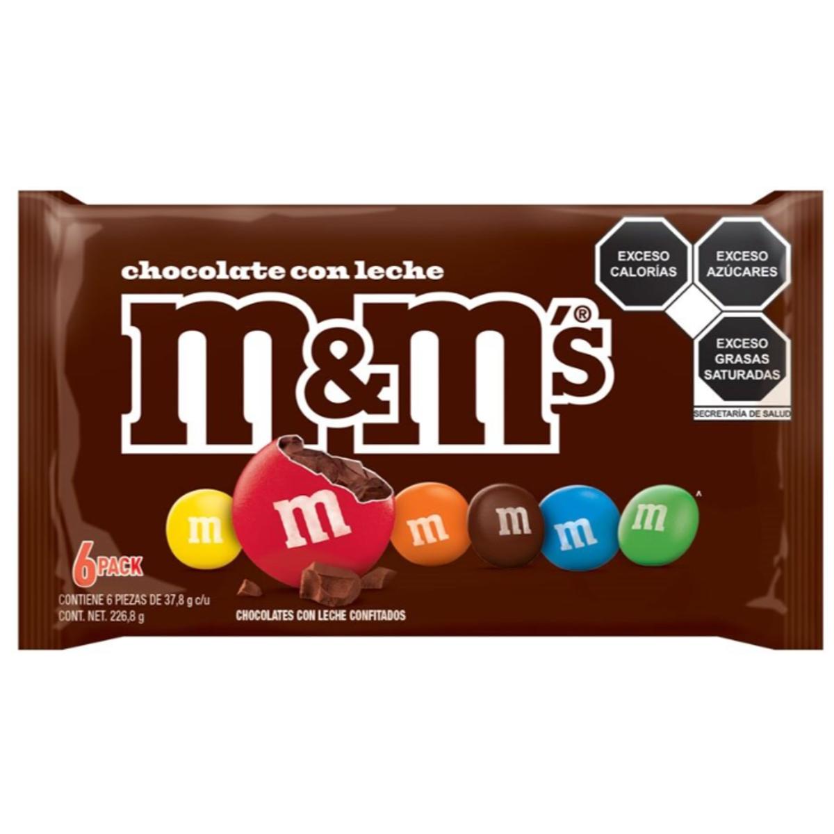 DL CHOC M&MS CHOCOLATE6/37.5GR