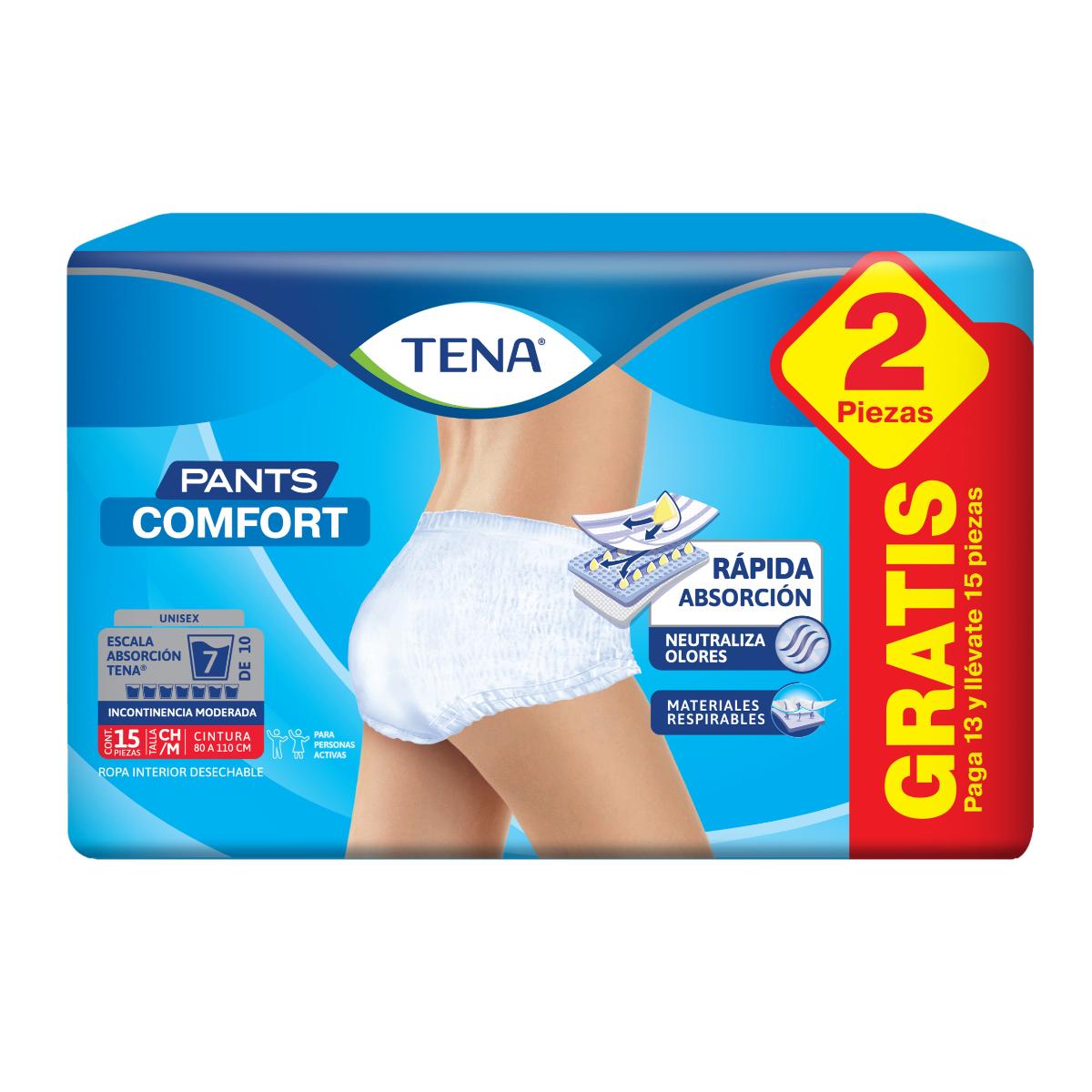 PÑ TENA COMFORT CALZON MEDIAN+2PZ 6/13PZ