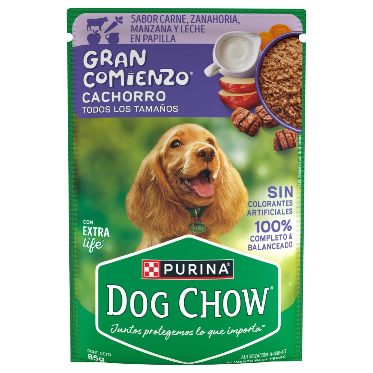 MASC DOG CHOW CACHORRO CARNE 12/85GR