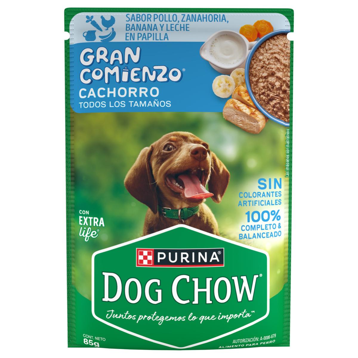 MASC DOG CHOW CACHORRO POLLO 12/85GR