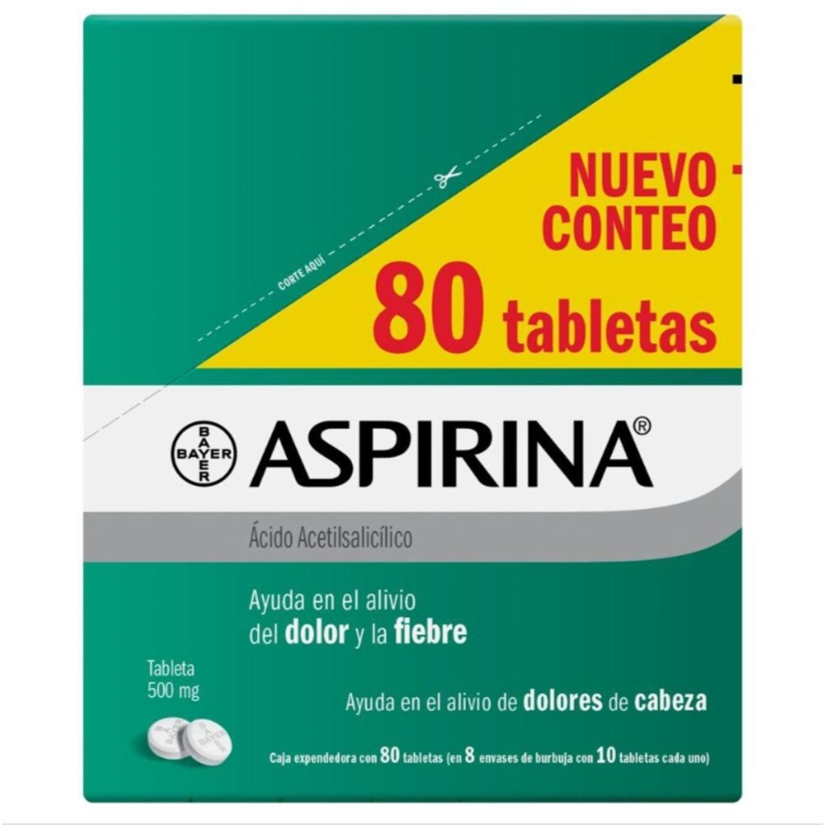 FAR MED ASPIRINA 500MG 80TAB