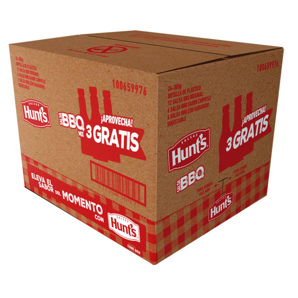 SSA HUNTS BBQ MIX+3PZ GRATIS21/305GR