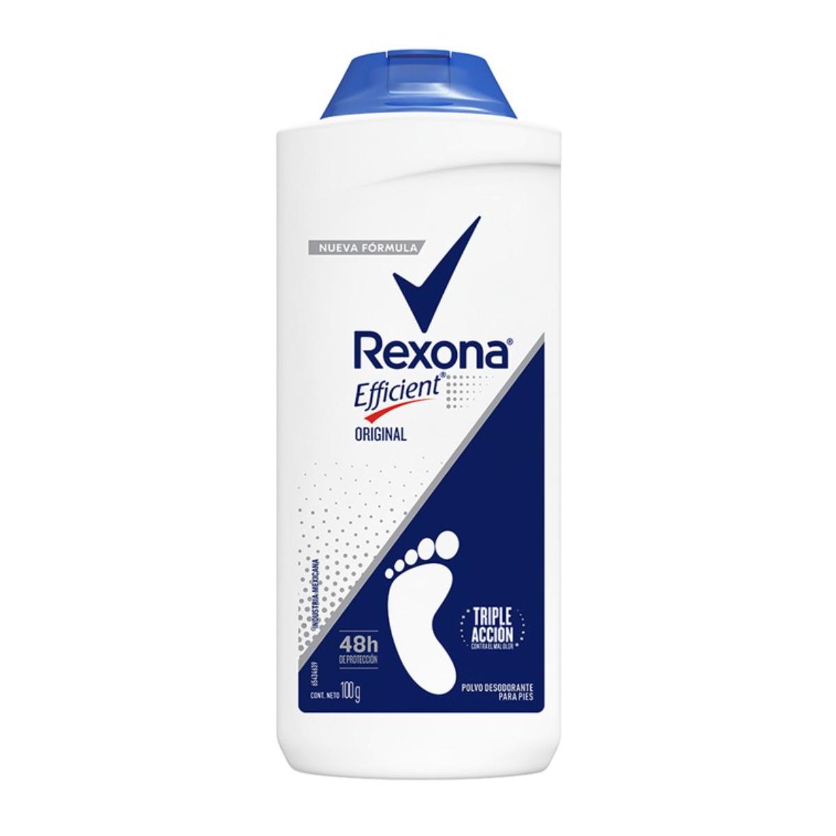 PF POLVO REXONA EFFICIENT ORIGI 12/100GR