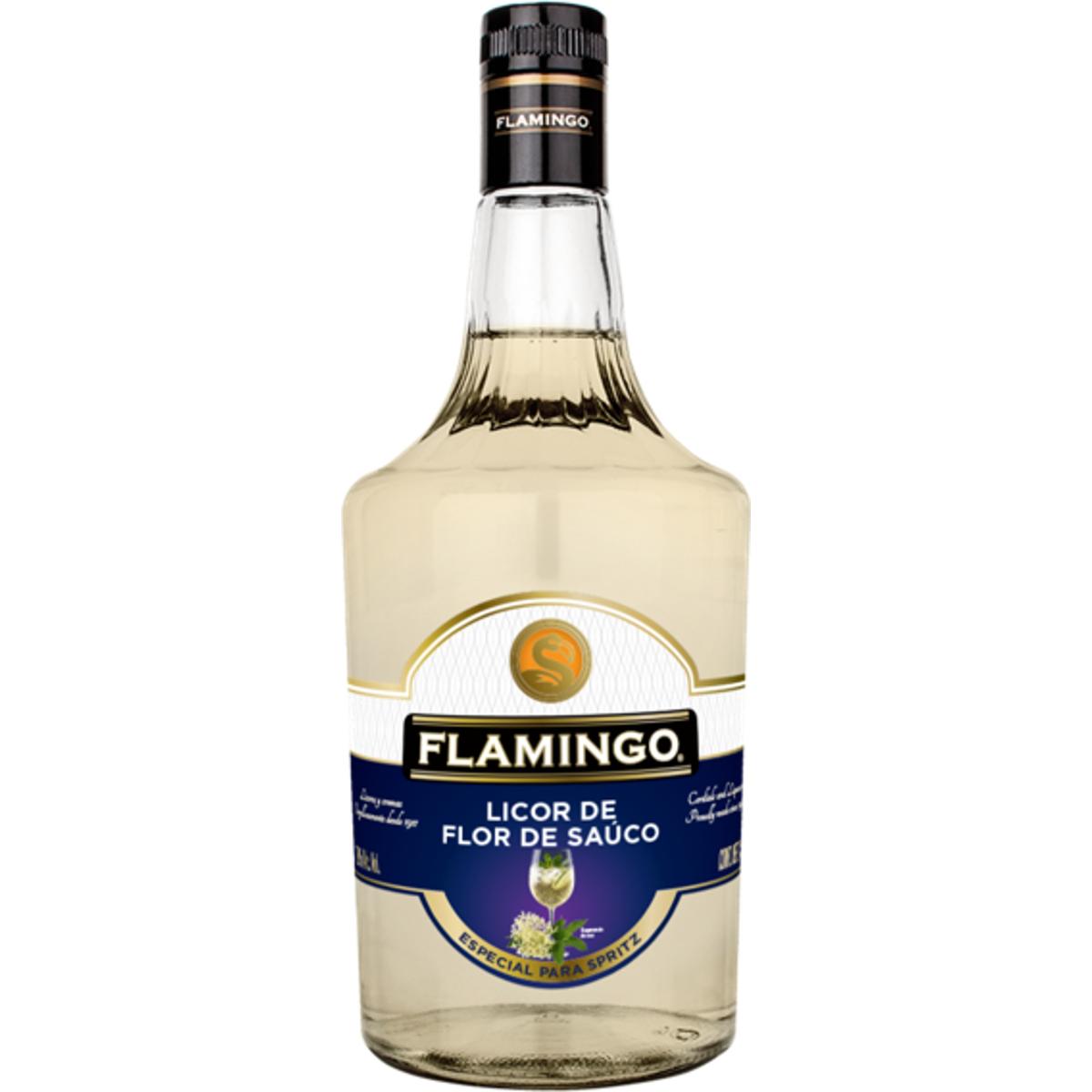 LICOR FLAMINGO FLOR DE SAUCO 12/LT