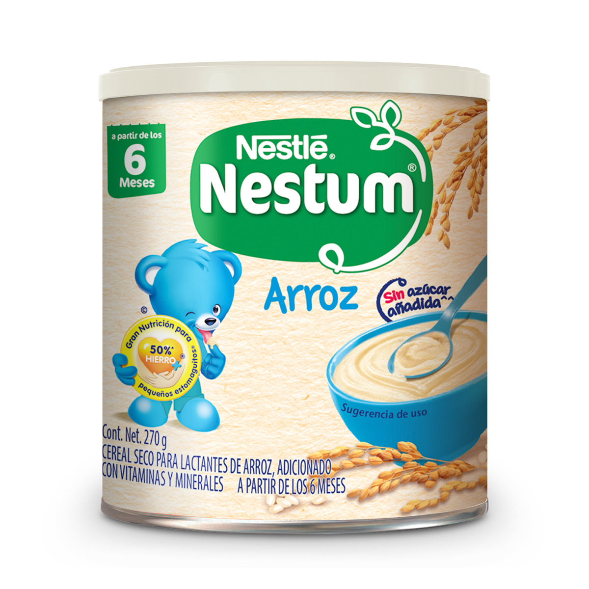 Cereal Infantil Nestum Etapa Arroz Lata 270g – Mayorista Duero