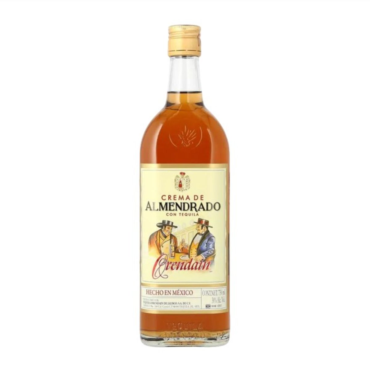 LICOR ORENDAIN CREMA ALMENDRADO 12/750ML