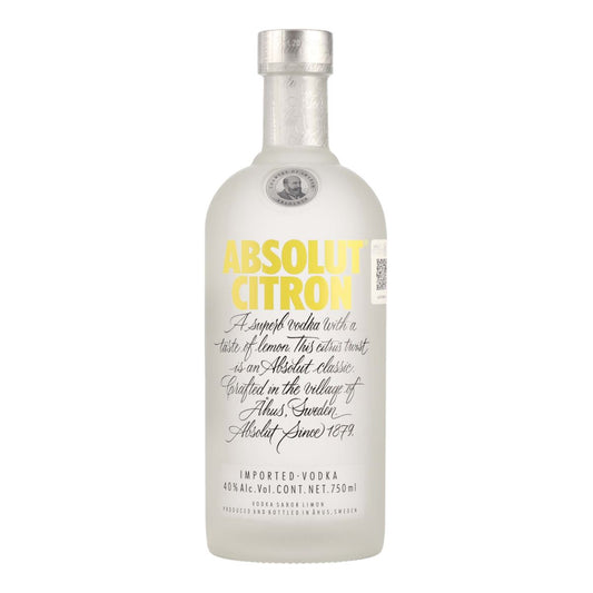 VODKA ABSOLUT CITRON12/750ML
