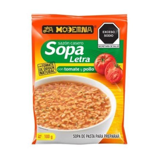 SOP SP LA MODERNA LETRAS12/100GR