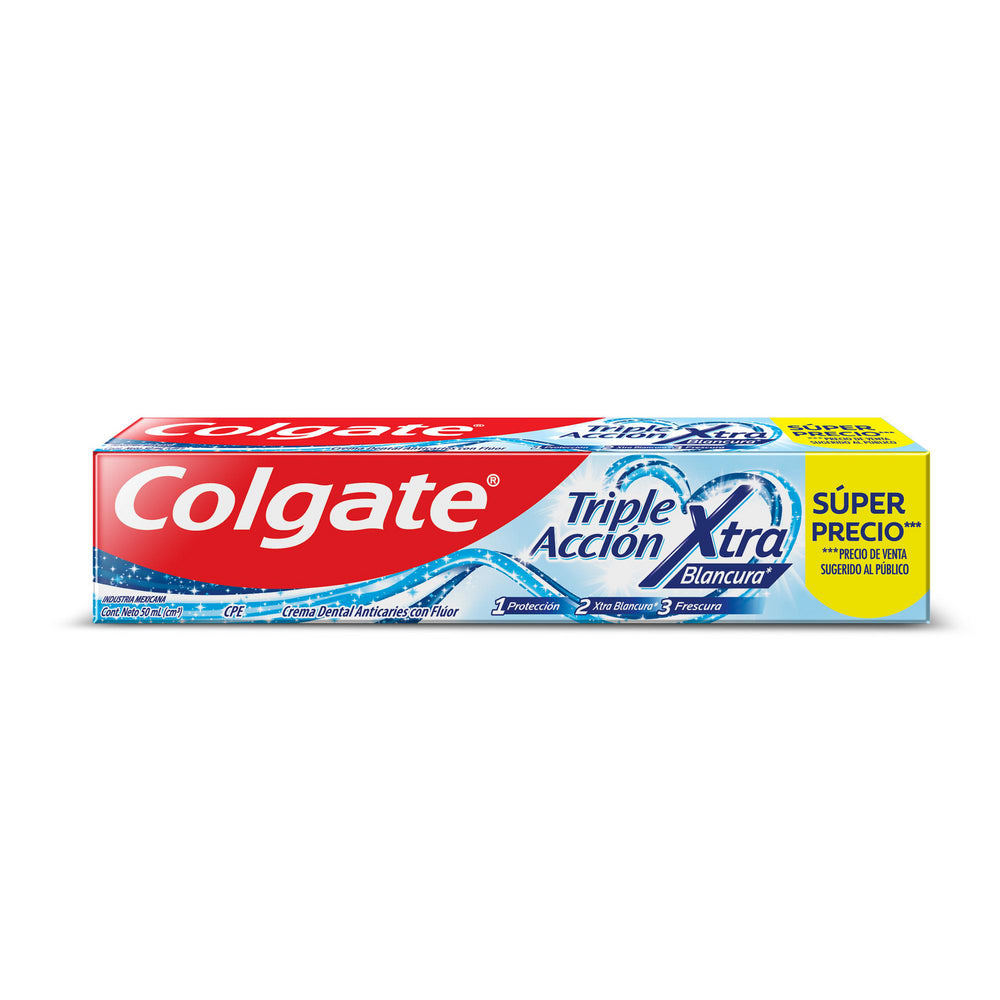 Pasta Dental Colgate Triple Acción Xtra Blancura 50 ml