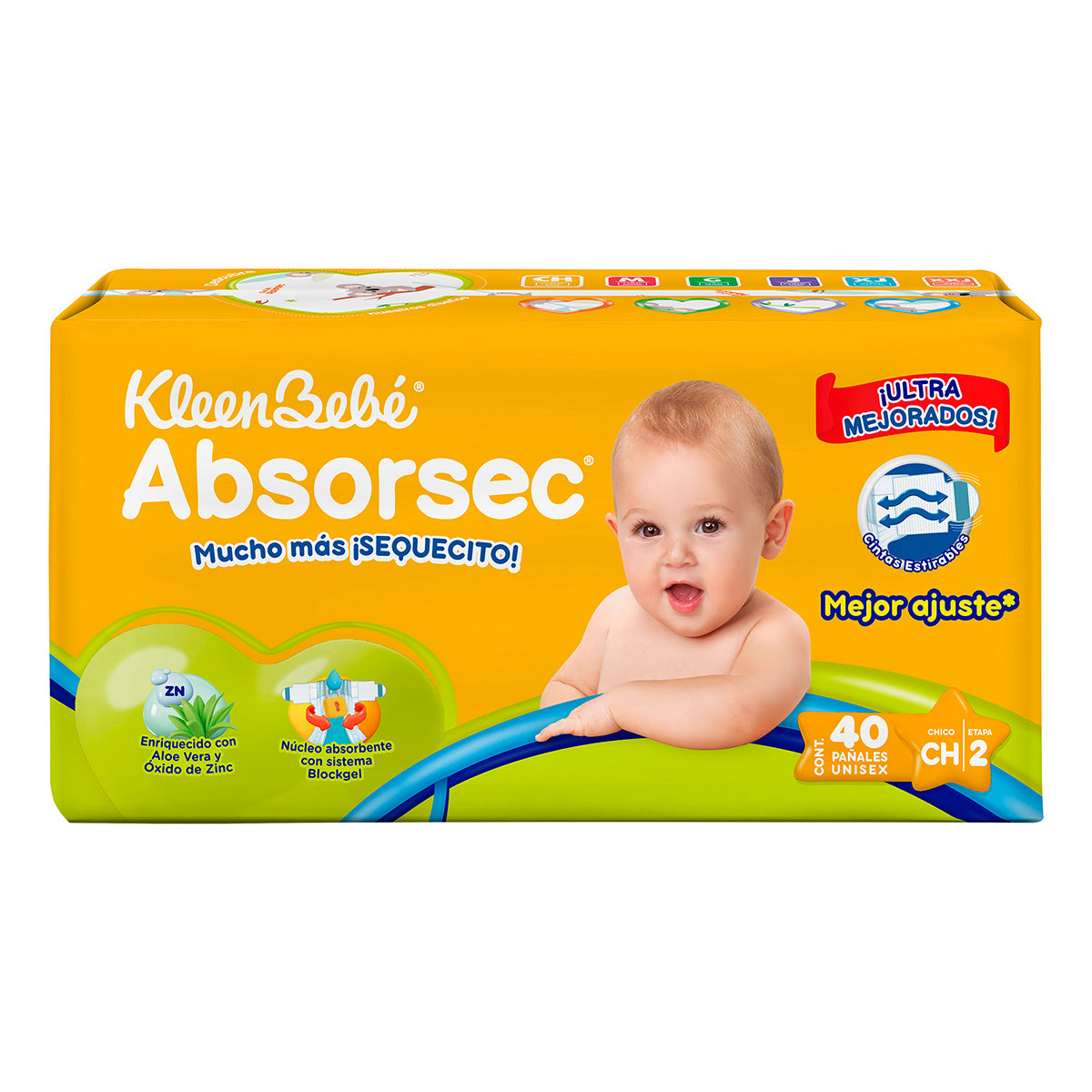 PÑ ABSORSEC CHICO NUEVO 40PZ
