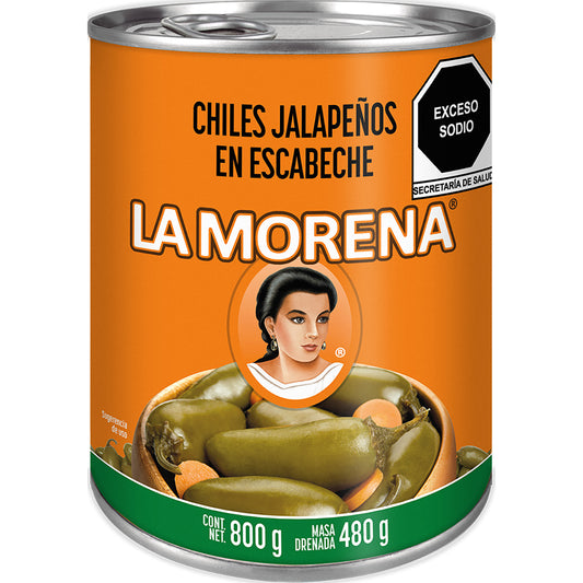 CH LA MORENA JALAPEÑO ESCABECHE 12/800GR