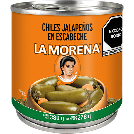CH LA MORENA JALAPEÑO ESCABECHE 24/380GR