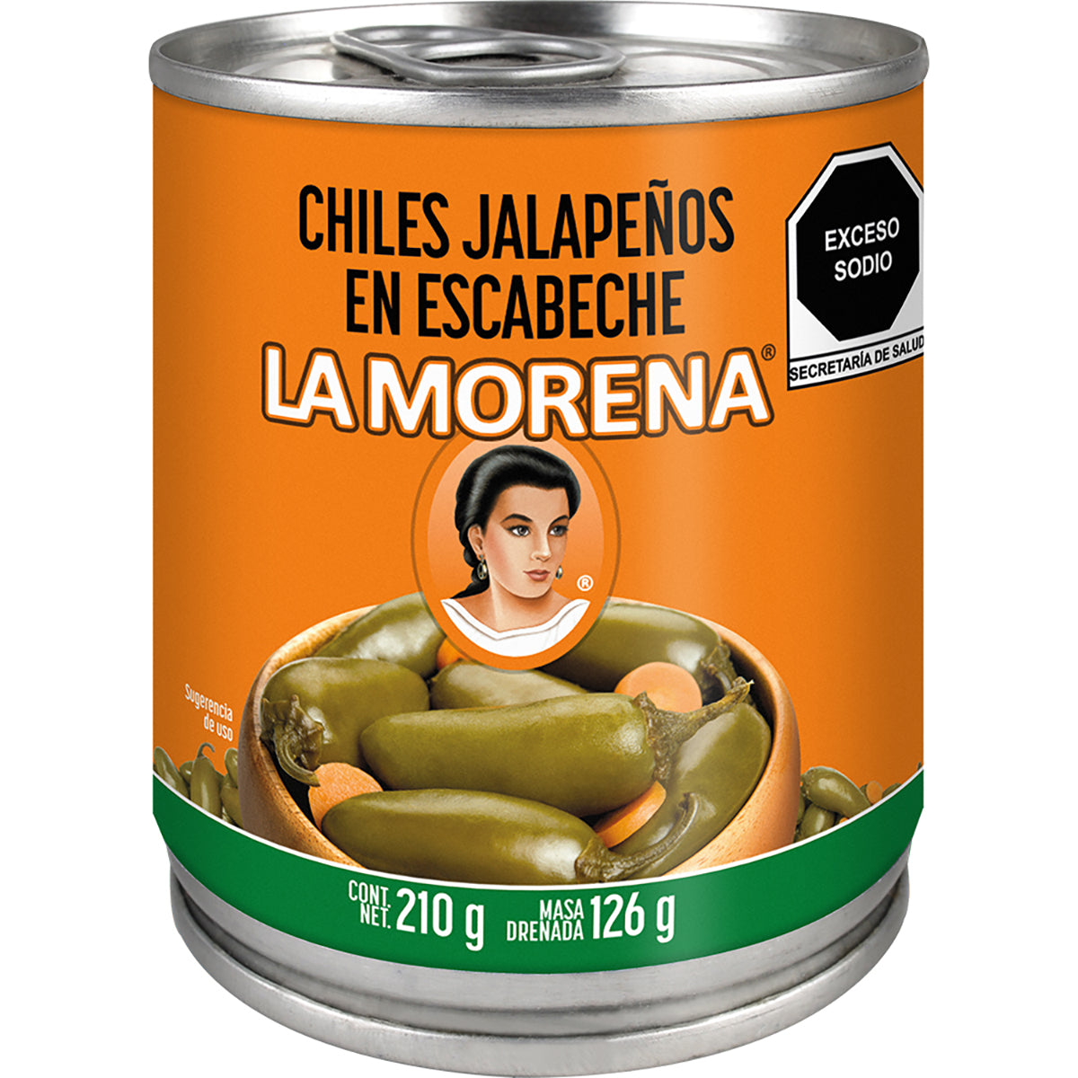 CH LA MORENA JALAPEÑO ESCABECHE210GR