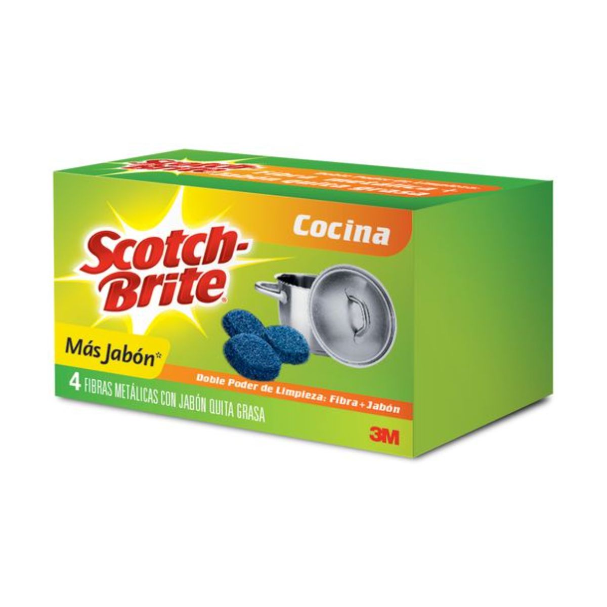 JAR FB SCOTH BRITE METALI C/JABON4PZ