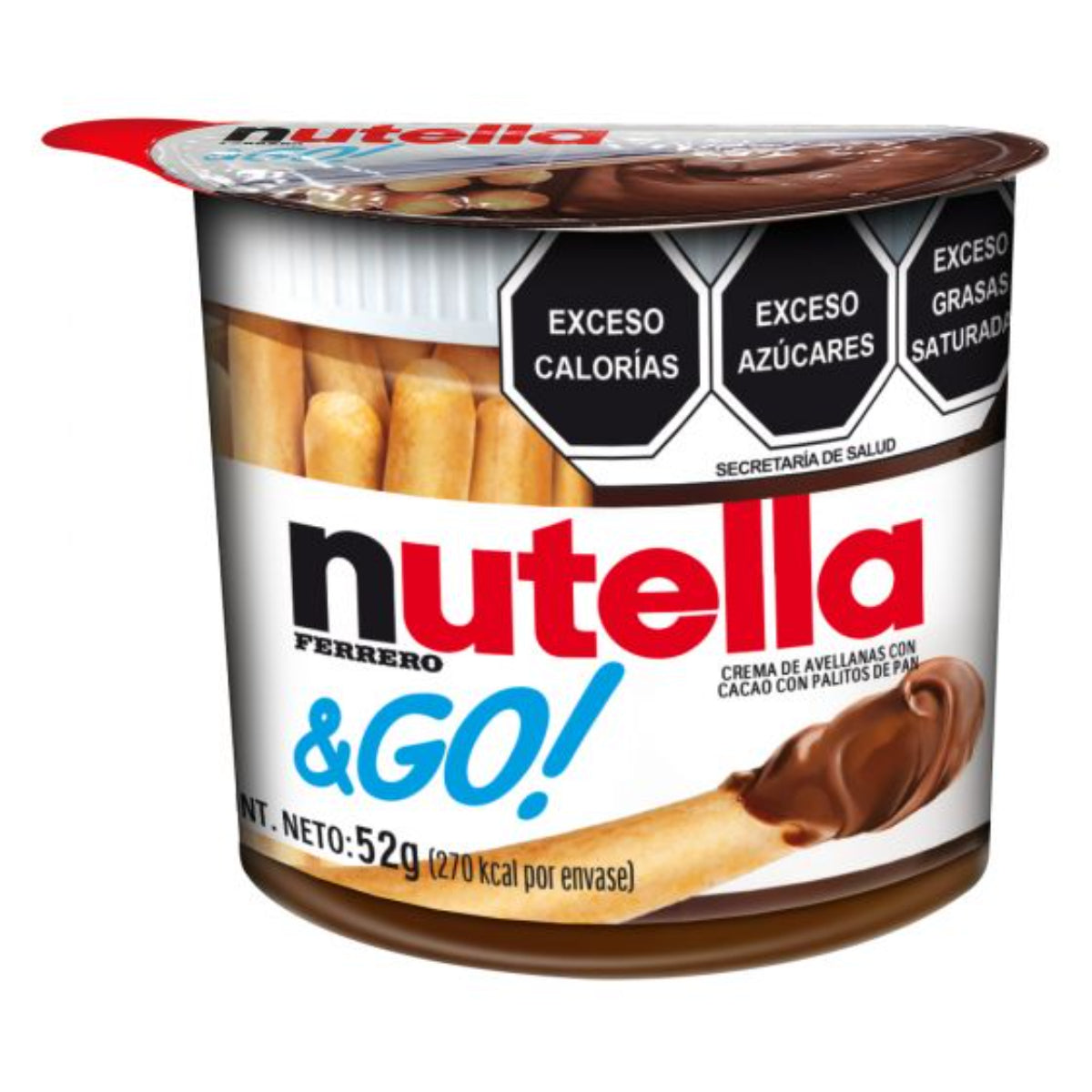 CREMA AVELLANA NUTELLA & GO12/52GR