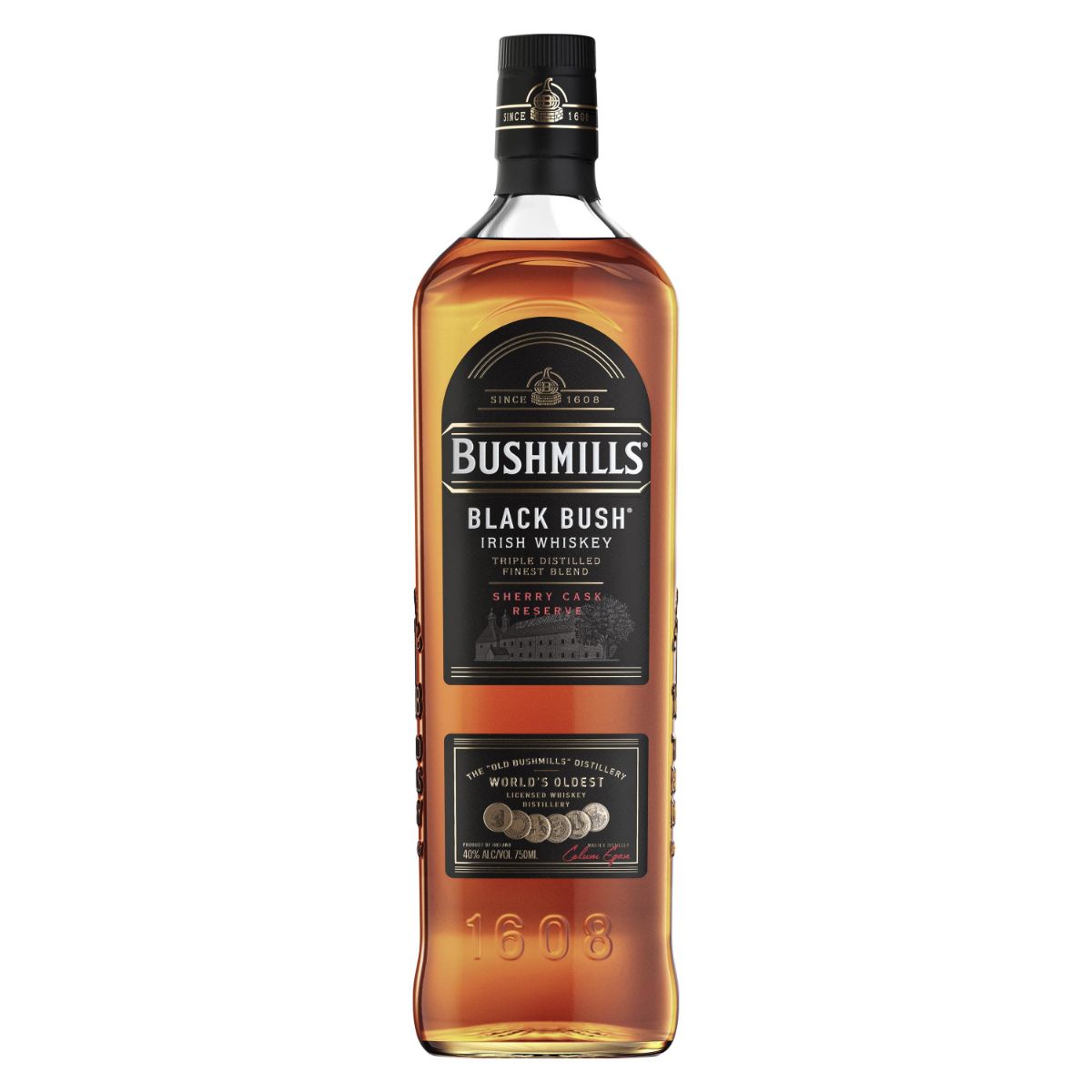 WK BLACK BUSHMILLS 6/750ML