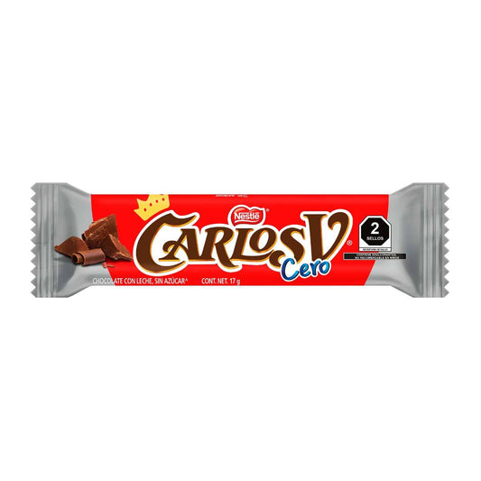 DL CHOC CARLOS V SIN AZUCAR10/17GR