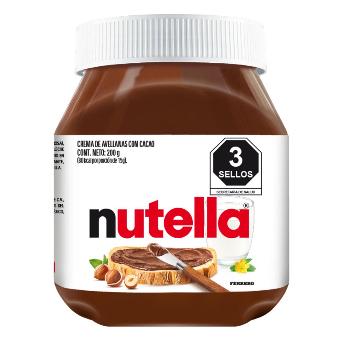 CREMA DE AVELLANA NUTELLA200GR