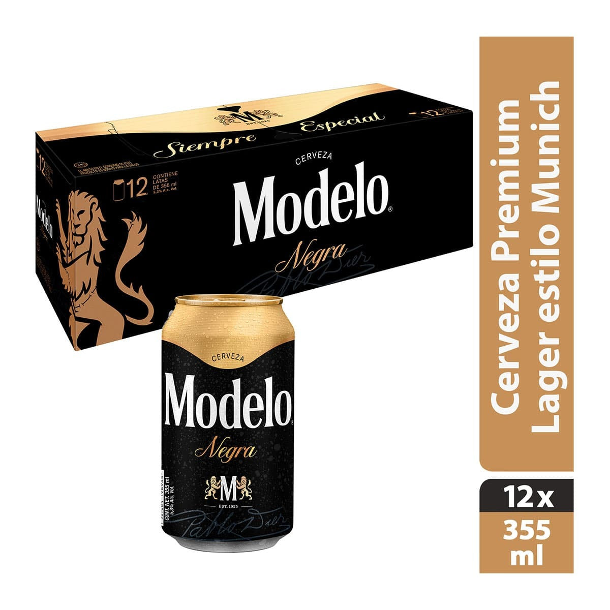 CERV NEGRA MODELO LATA2/12/355ML