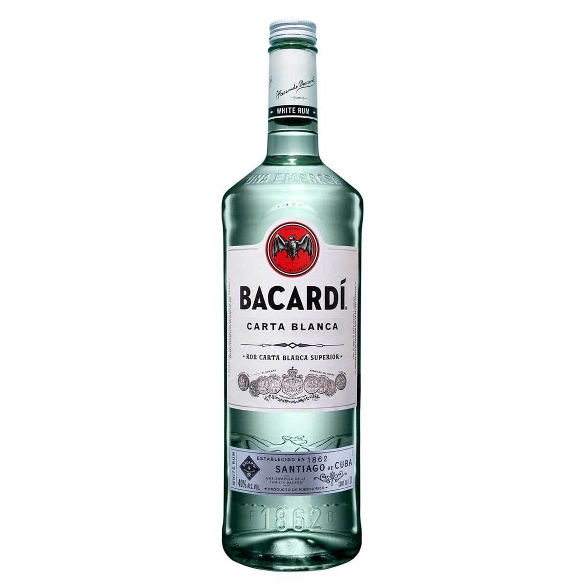 RON BACARDI CARTA BLANCA         3LT
