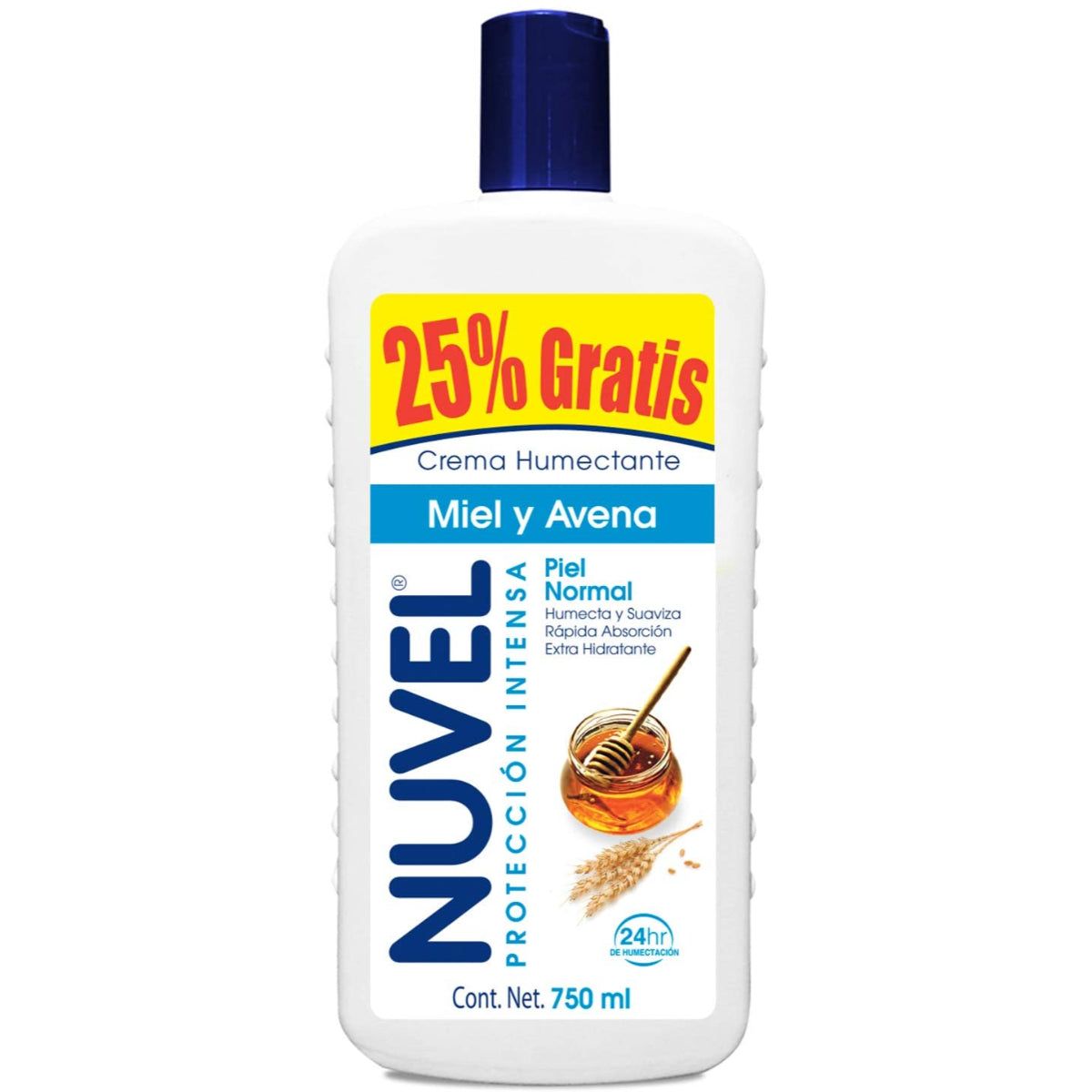 CR NUVEL PIEL NORMAL MIEL AVENA750ML