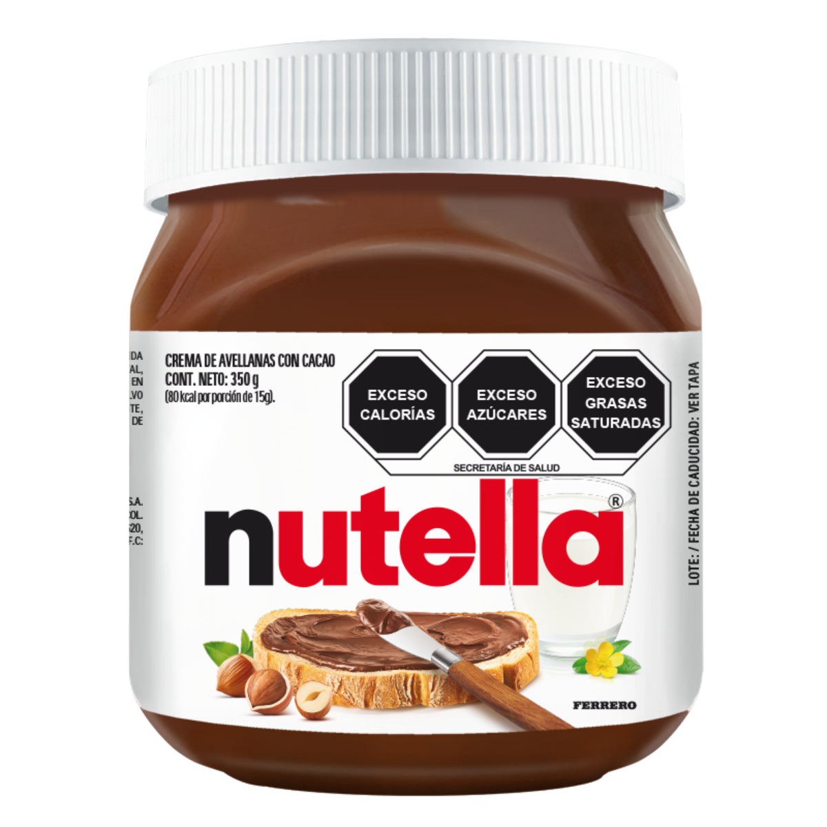 CREMA AVELLANA NUTELLA 350GR