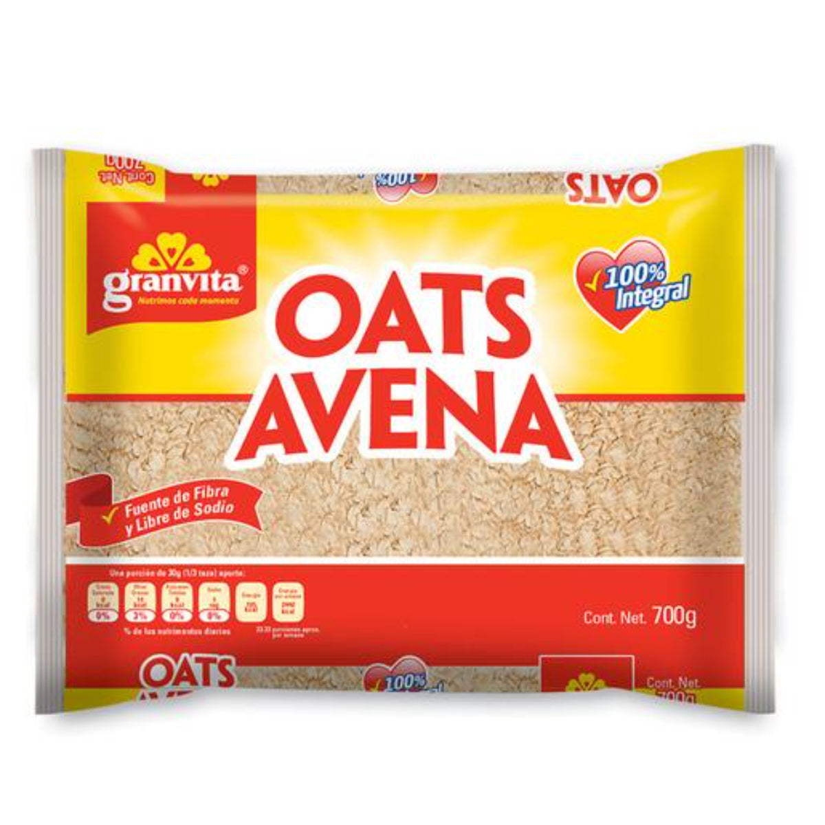 CER AVENA GRANVITA NATURAL30/700GR