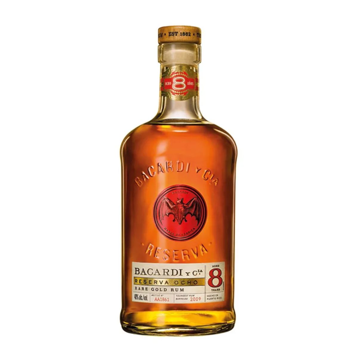 RON BACARDI RESERVA 8 12/750ML