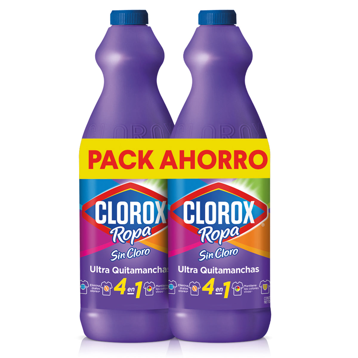 BLANQ CLOROX ROPA COL DUO PACK 7/2/930ML
