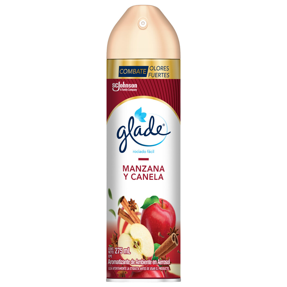 AR GLADE AER MANZANA CANELA 12/275ML