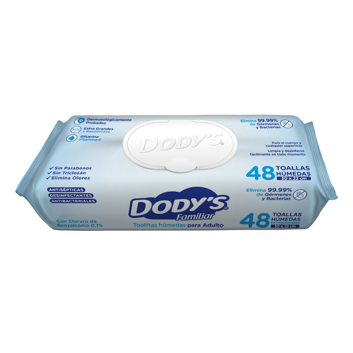 TOALL HUM DODYS ADULTO        6/48PZ