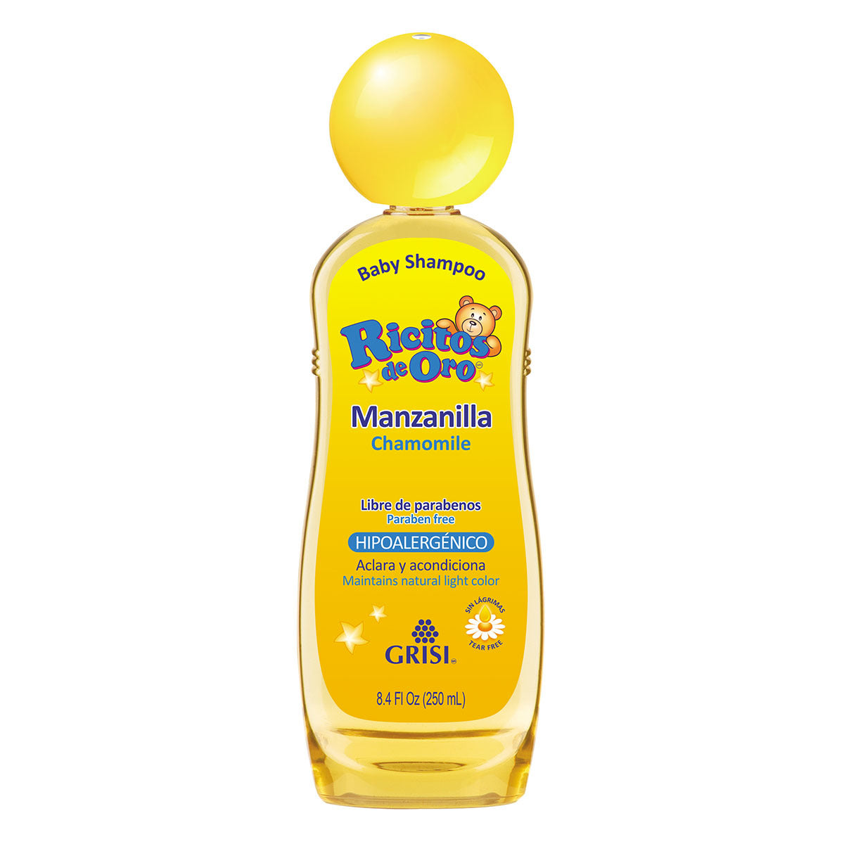 BB SH RICITOS DE ORO MANZANILLA250ML