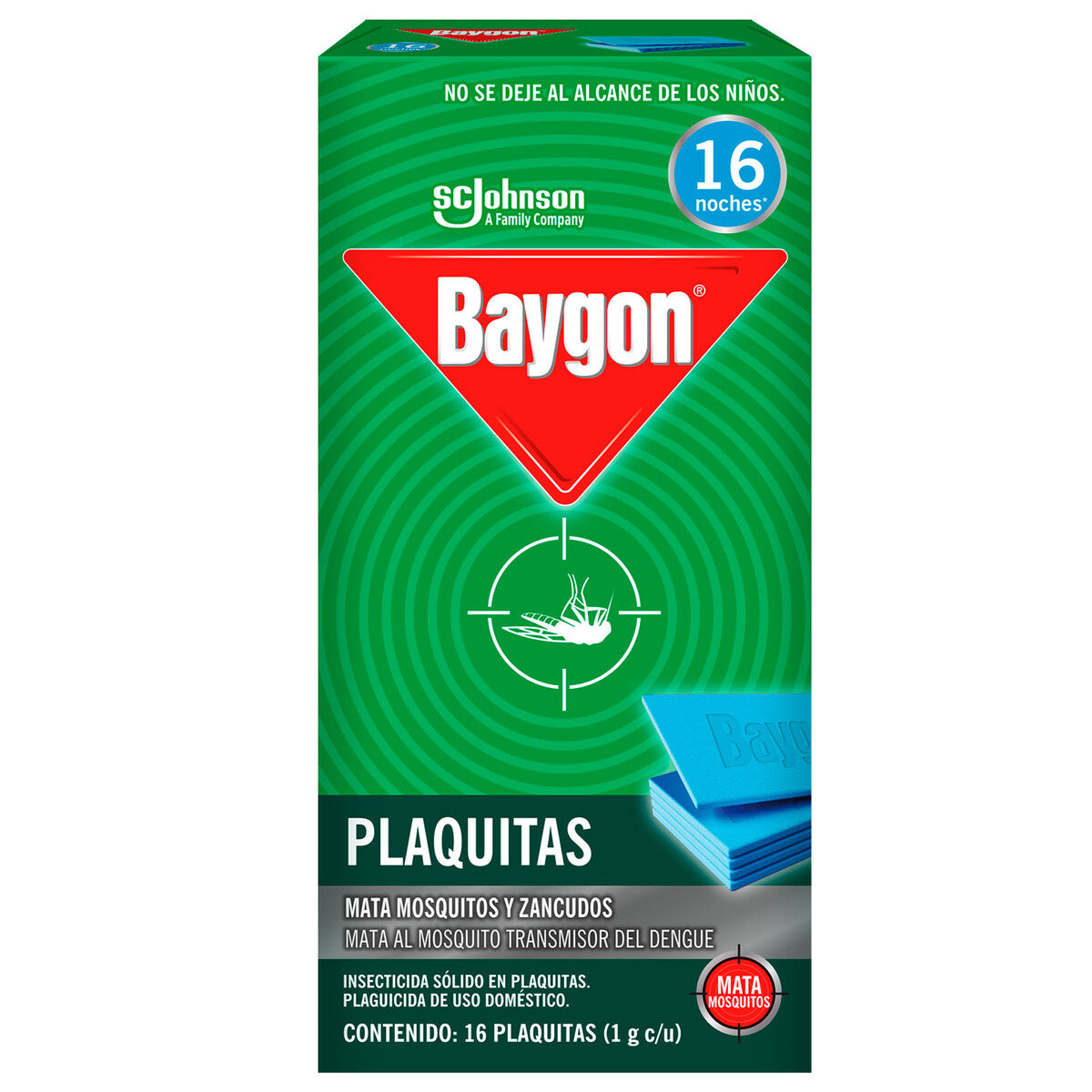 INS BAYGON PLAQUITAS REPUESTO 16PZ